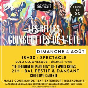 LA GUINGUETTE DU DIMANCHE 4 AOÛT 2024