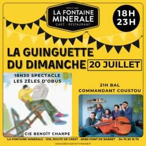 LA GUINGUETTE DU DIMANCHE 20 JUILLET 2025
