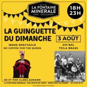 LA GUINGUETTE DU DIMANCHE 3 AOÛT 2025
